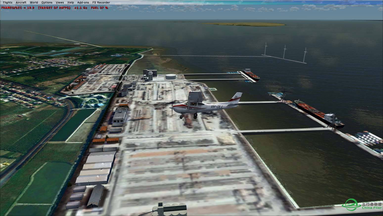 长兴岛地景的横沙岛海鸿村码头3D建模完成-7753 