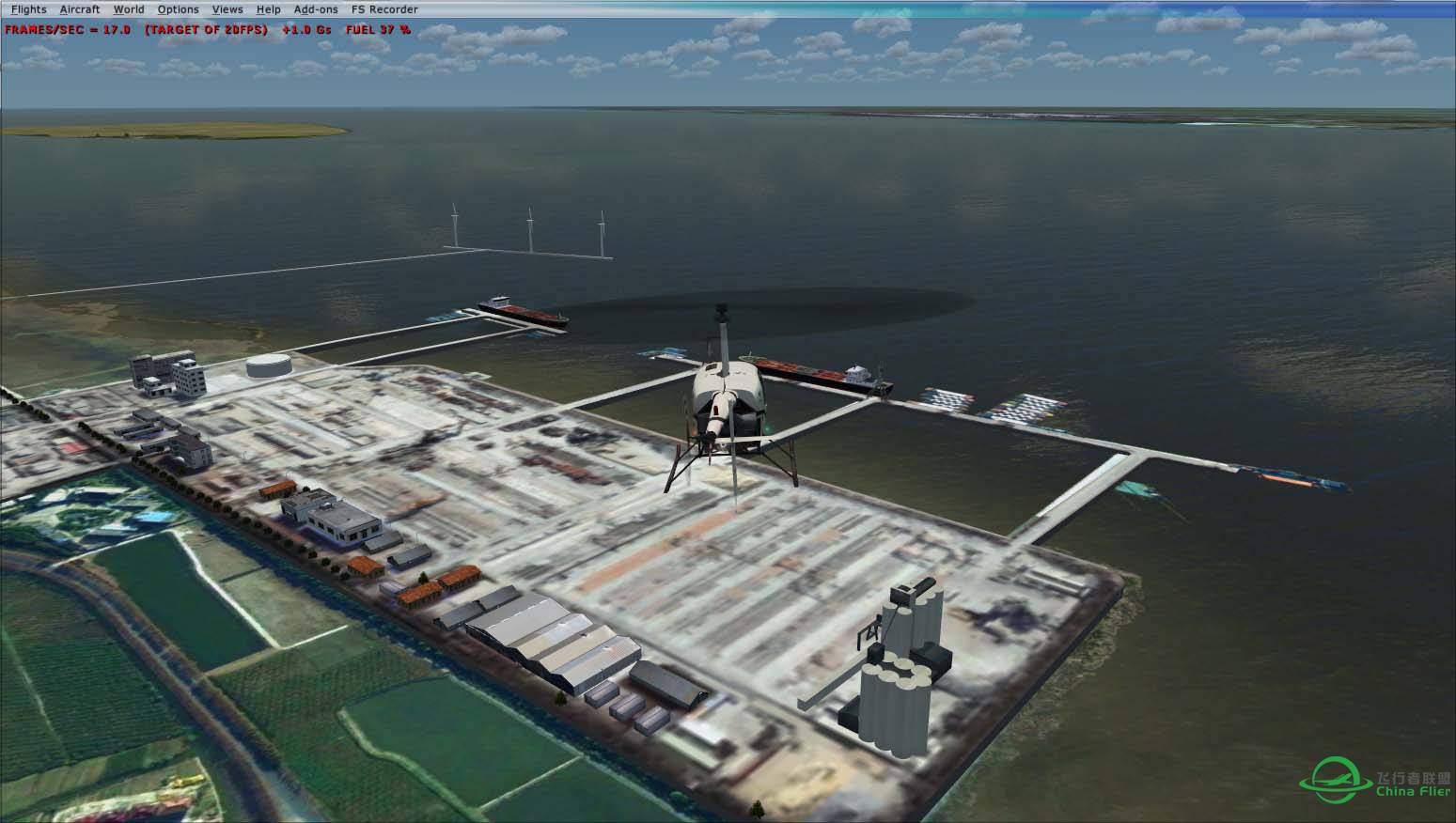 长兴岛地景的横沙岛海鸿村码头3D建模完成-5150 