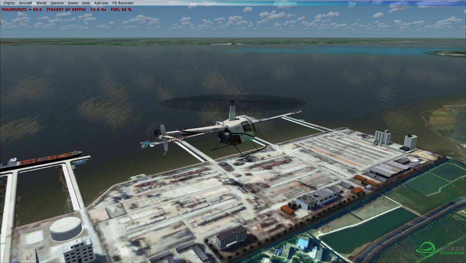 长兴岛地景的横沙岛海鸿村码头3D建模完成-4458 
