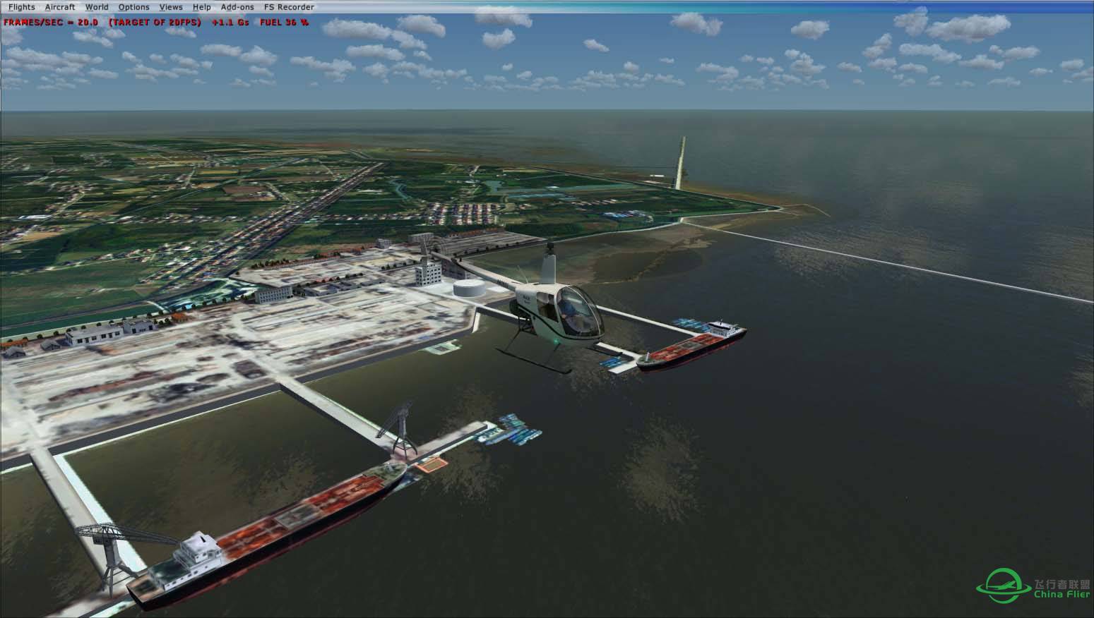 长兴岛地景的横沙岛海鸿村码头3D建模完成-9154 