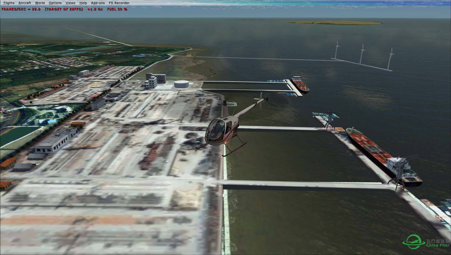 长兴岛地景的横沙岛海鸿村码头3D建模完成-3928 