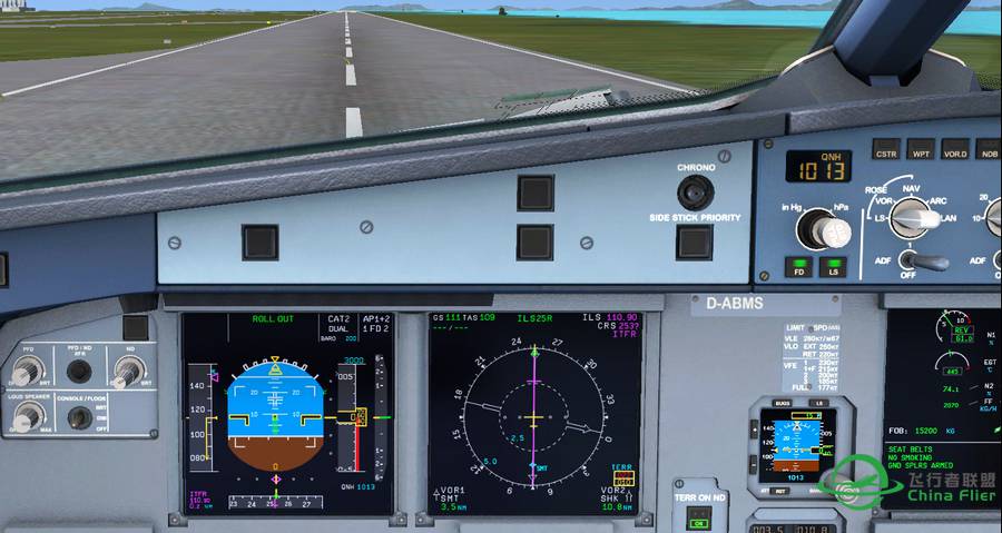Aerosoft A320ILS自动降落（盲降）前后图示-5908 
