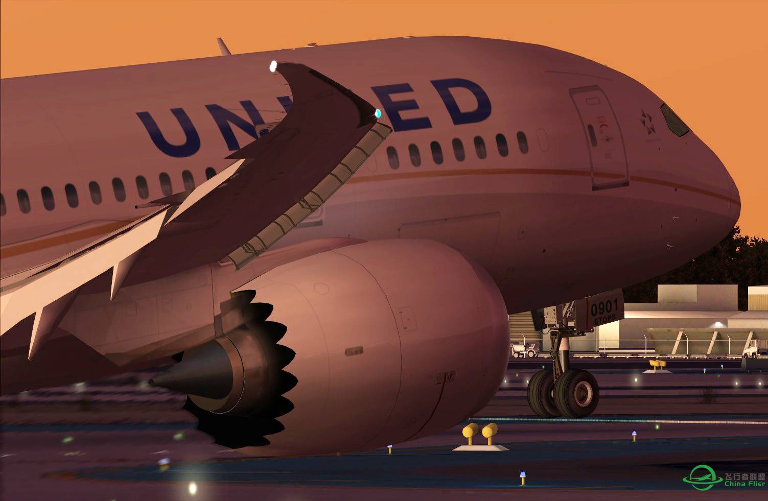 UNITED 787 LAX-4862 