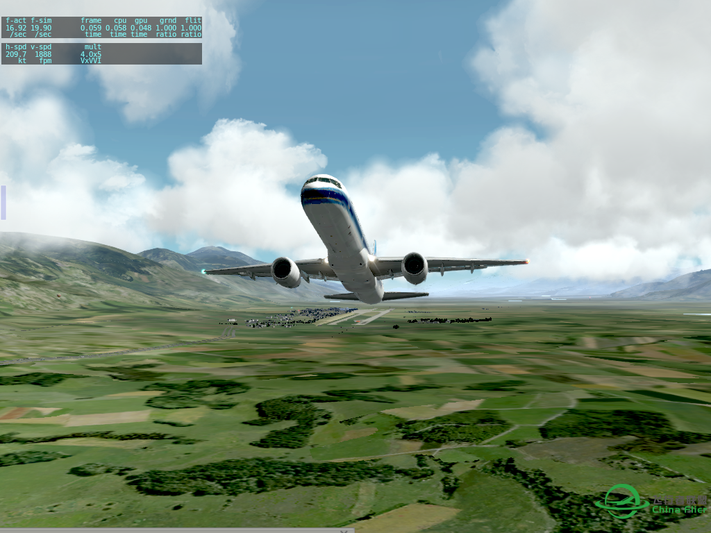 【X-Plane】B757 ZPLJ-VHHH-951 