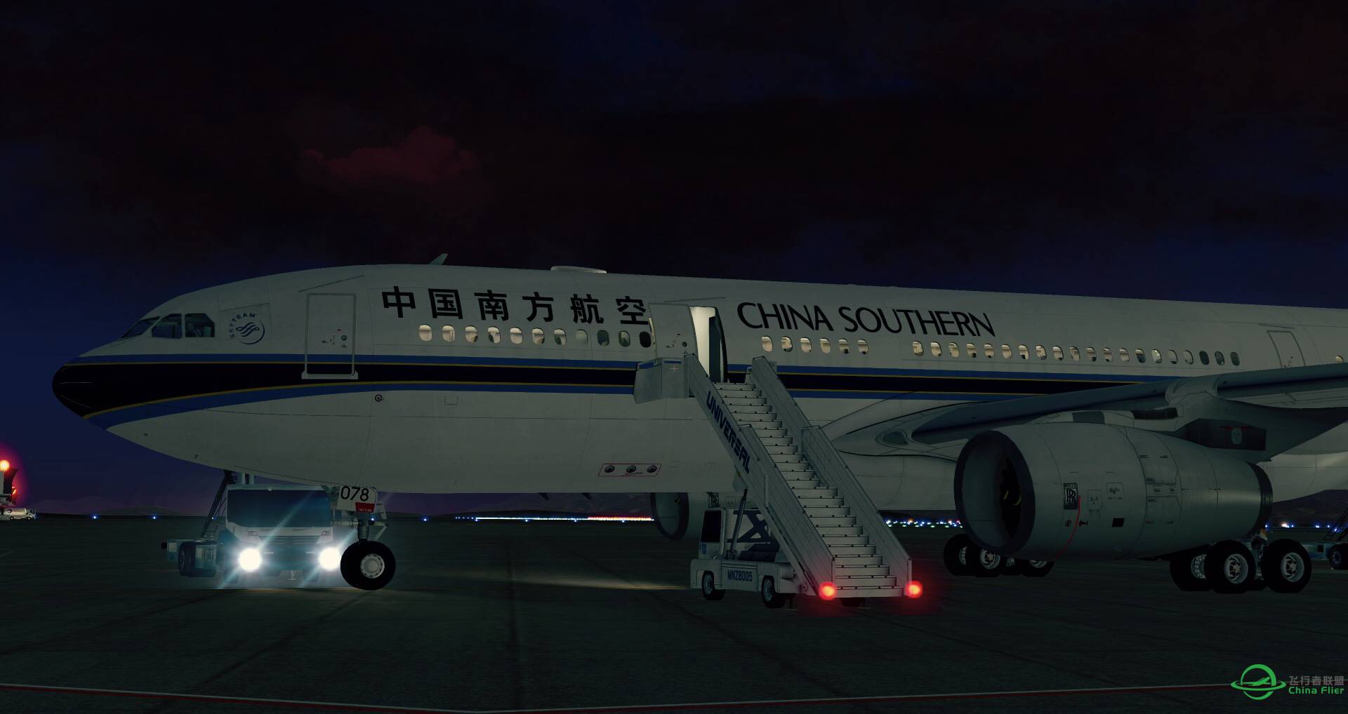 xplane10 空客330-5421 