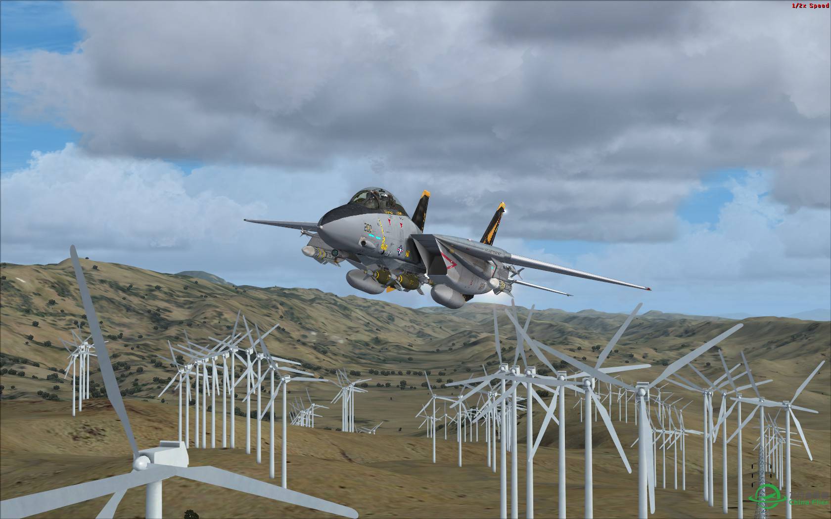 密密麻麻的风力发电场-8767 