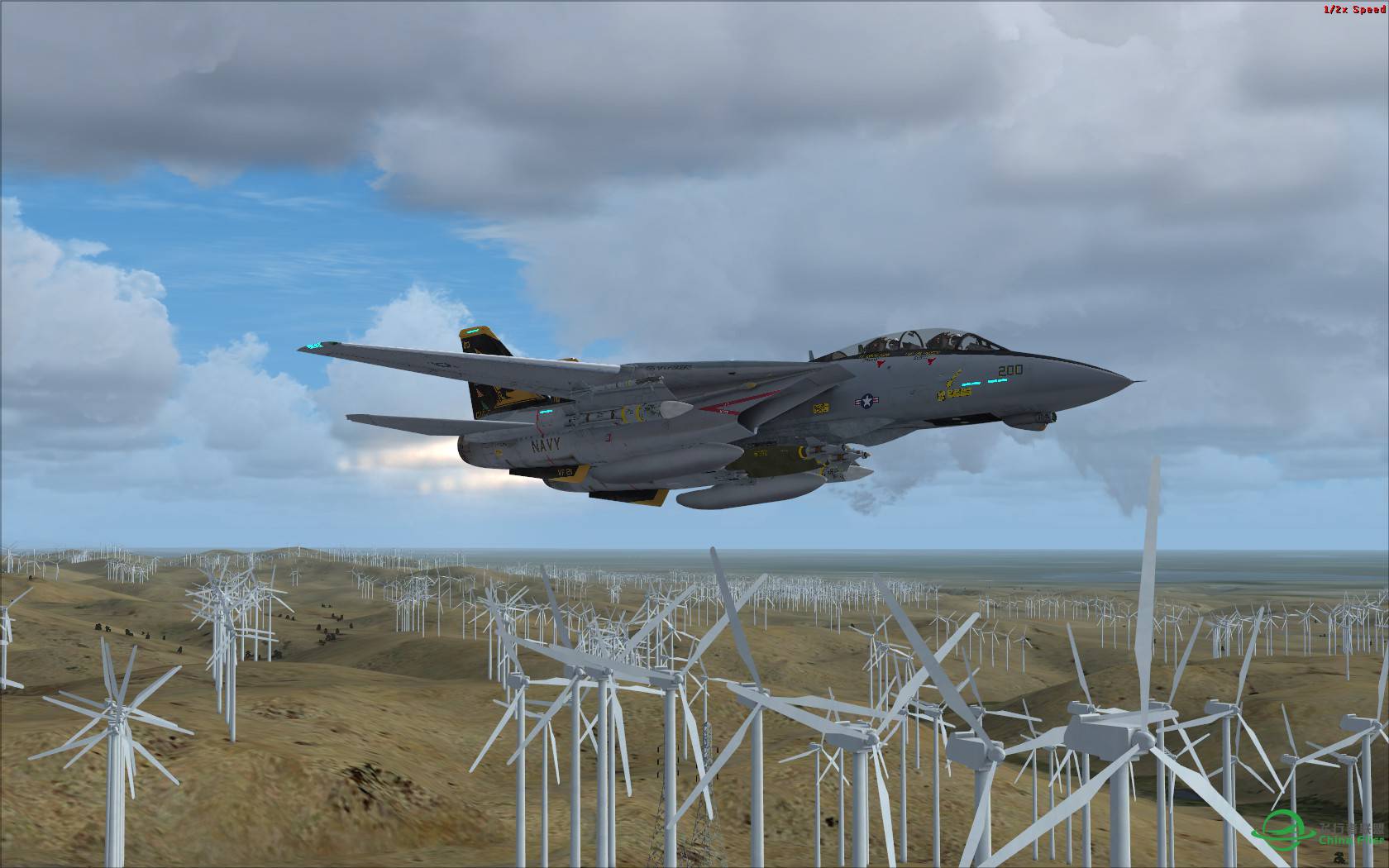 密密麻麻的风力发电场-1222 