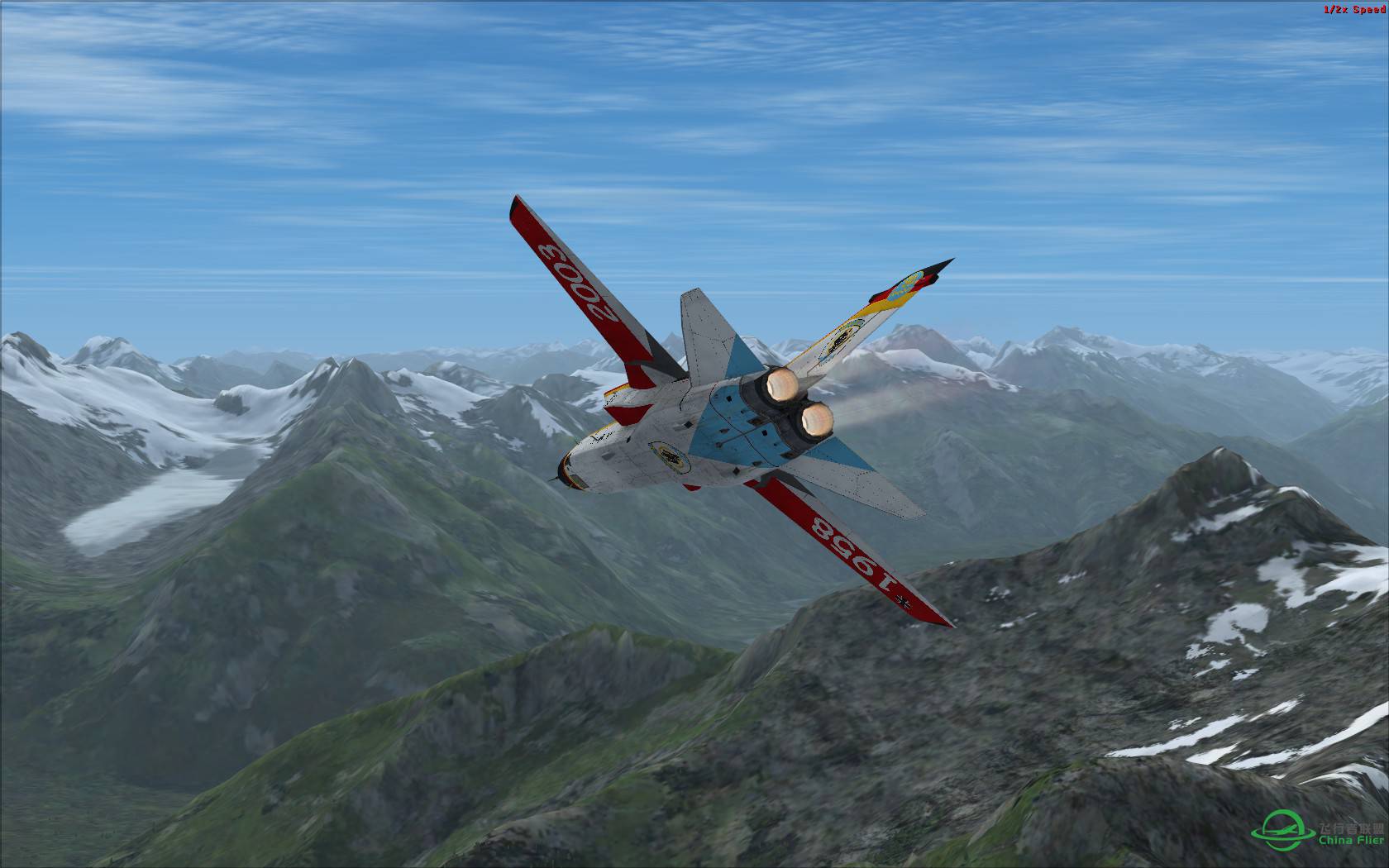 冰与火之歌:最新Just Flight狂风战机火红涂装与蓝色北美冰...-8669 