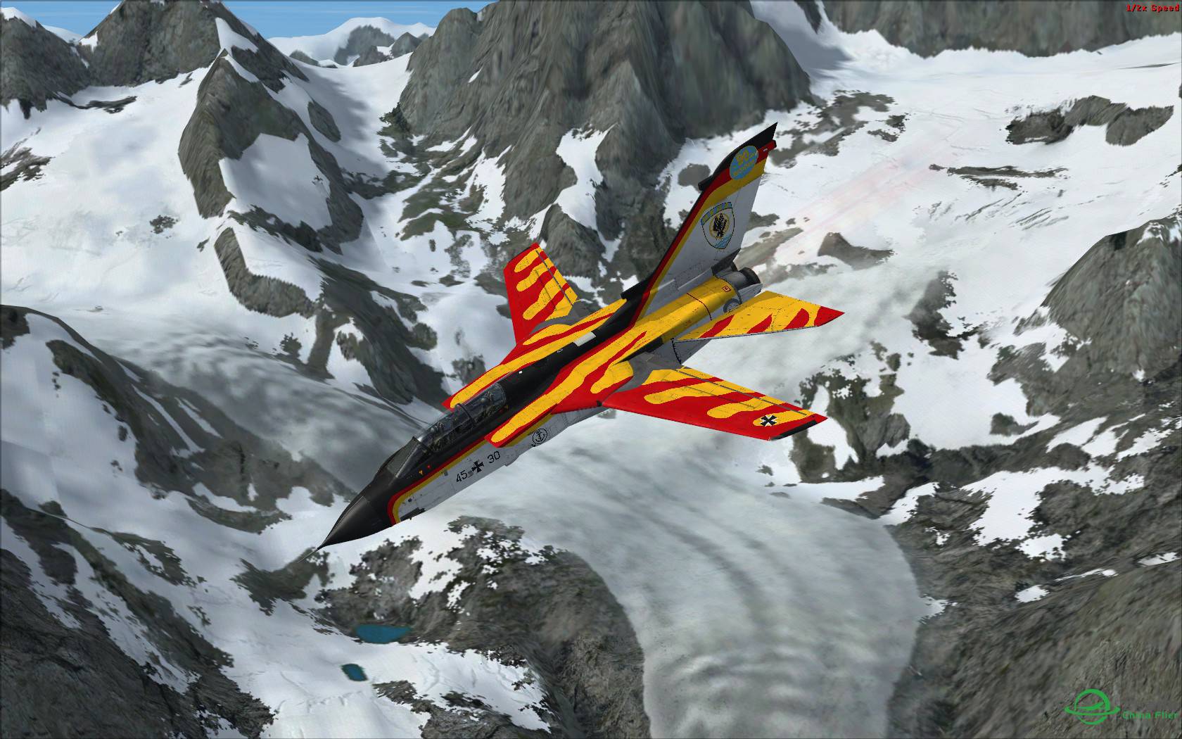 冰与火之歌:最新Just Flight狂风战机火红涂装与蓝色北美冰...-563 