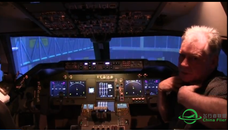 747-400模拟器：冷舱启动和起飞程序视频 720p高清-5043 