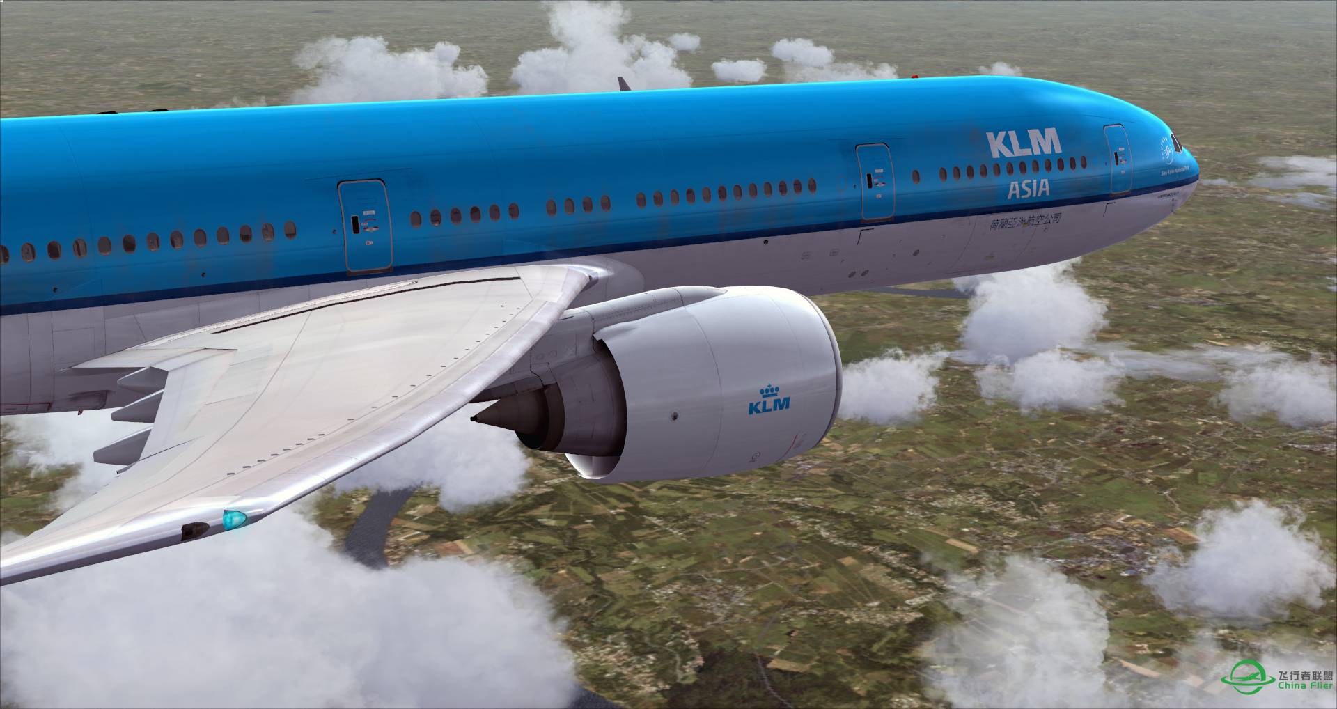 Ni Hao China与KLM Asia。-5479 