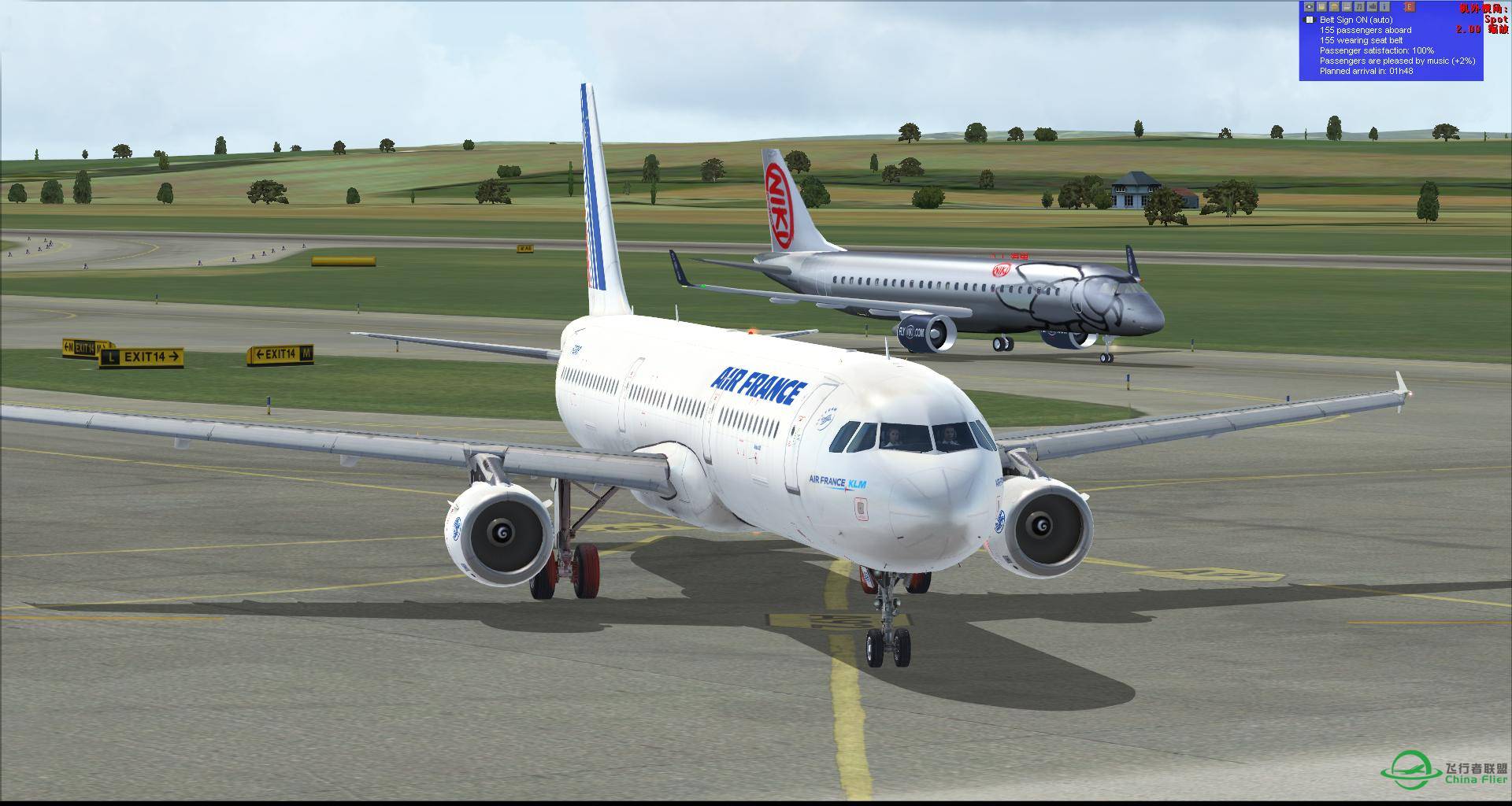 Air France奥地利维也纳机场 法国卡尔维圣凯瑟琳-846 