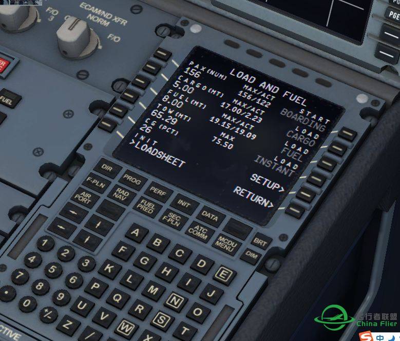 Aerosoft的空客MCDU配载问题（有图有真相）-1064 