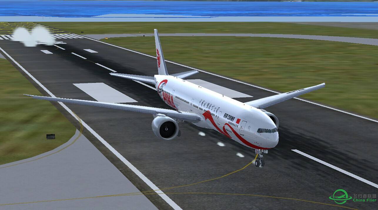 渣图 777-300  浦东-香港-2327 
