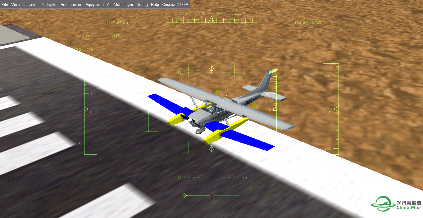 求助Flightgear v3.4-5982 