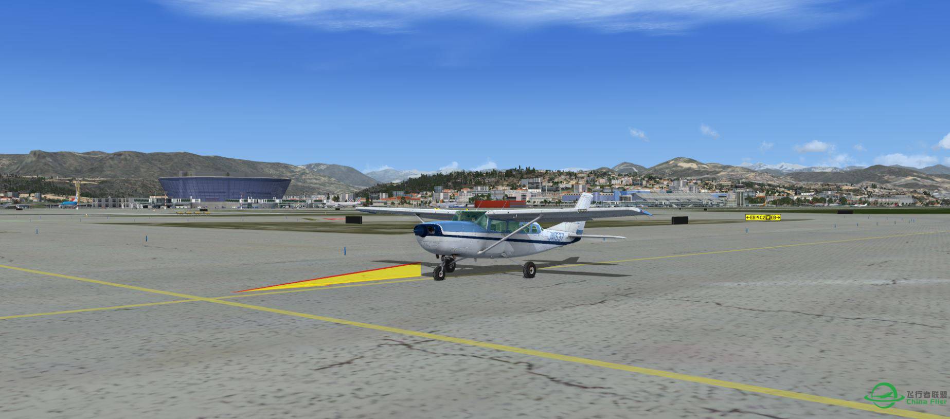 FSX Cessna C207 @法國尼斯海岸機場 LFMN-6108 