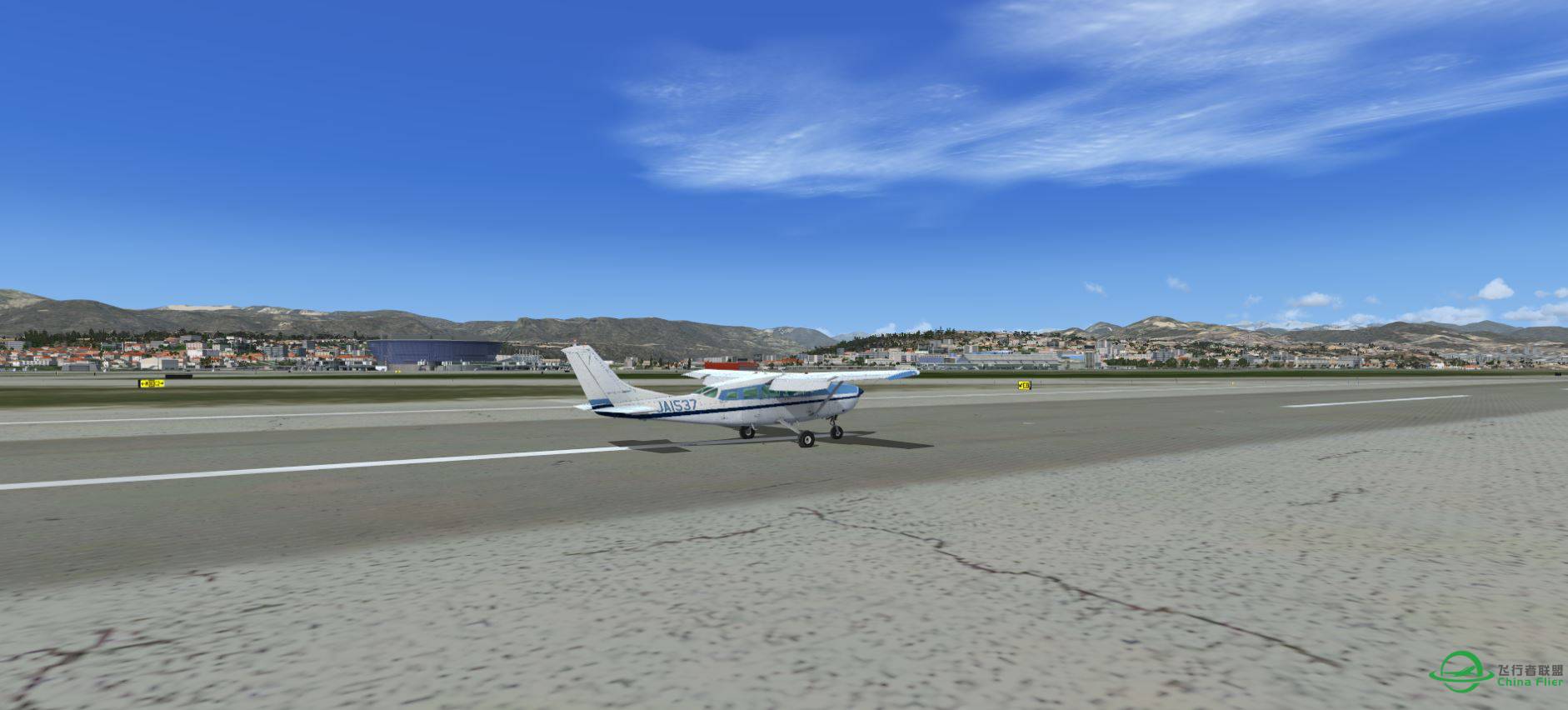 FSX Cessna C207 @法國尼斯海岸機場 LFMN-7089 