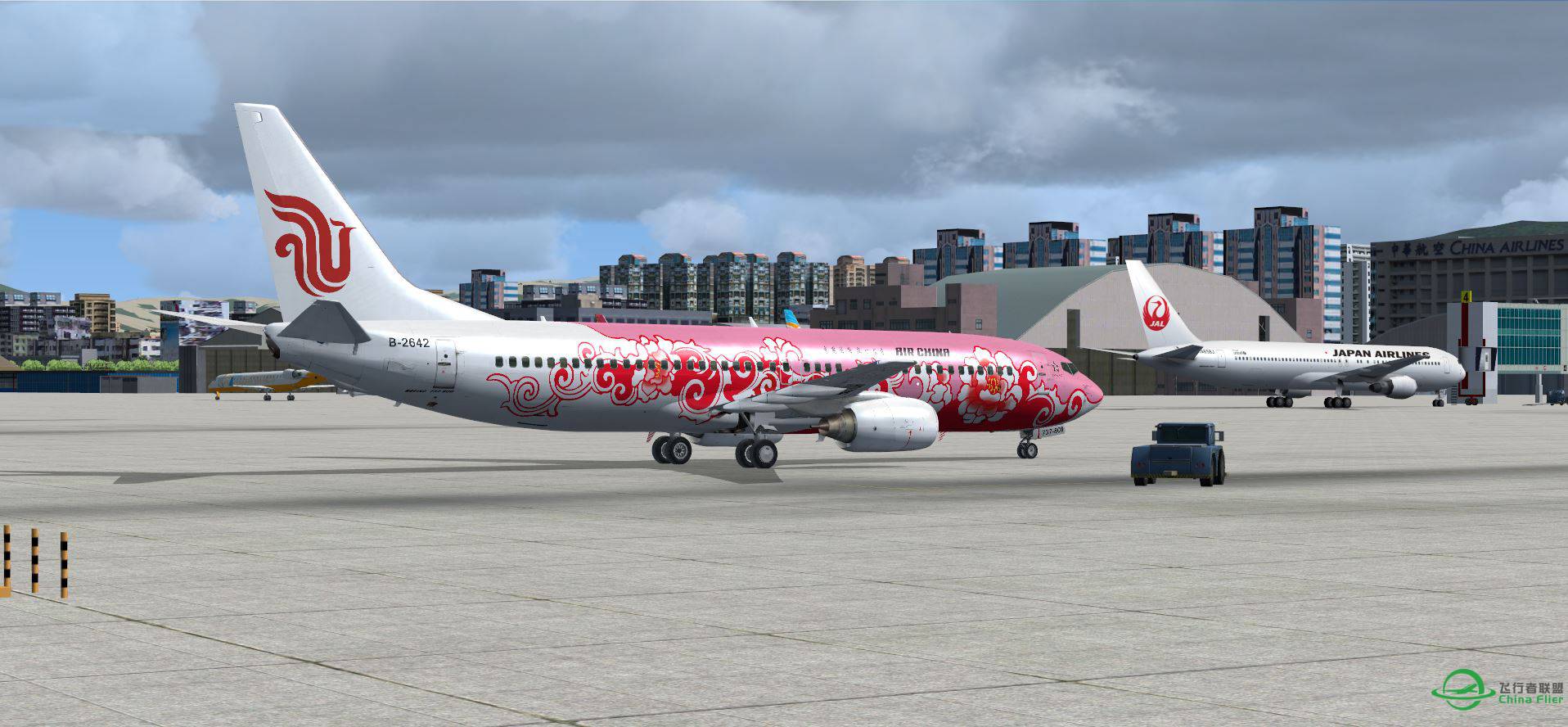 FSX AirChina  B2642 牡丹 @ RCSS-6722 