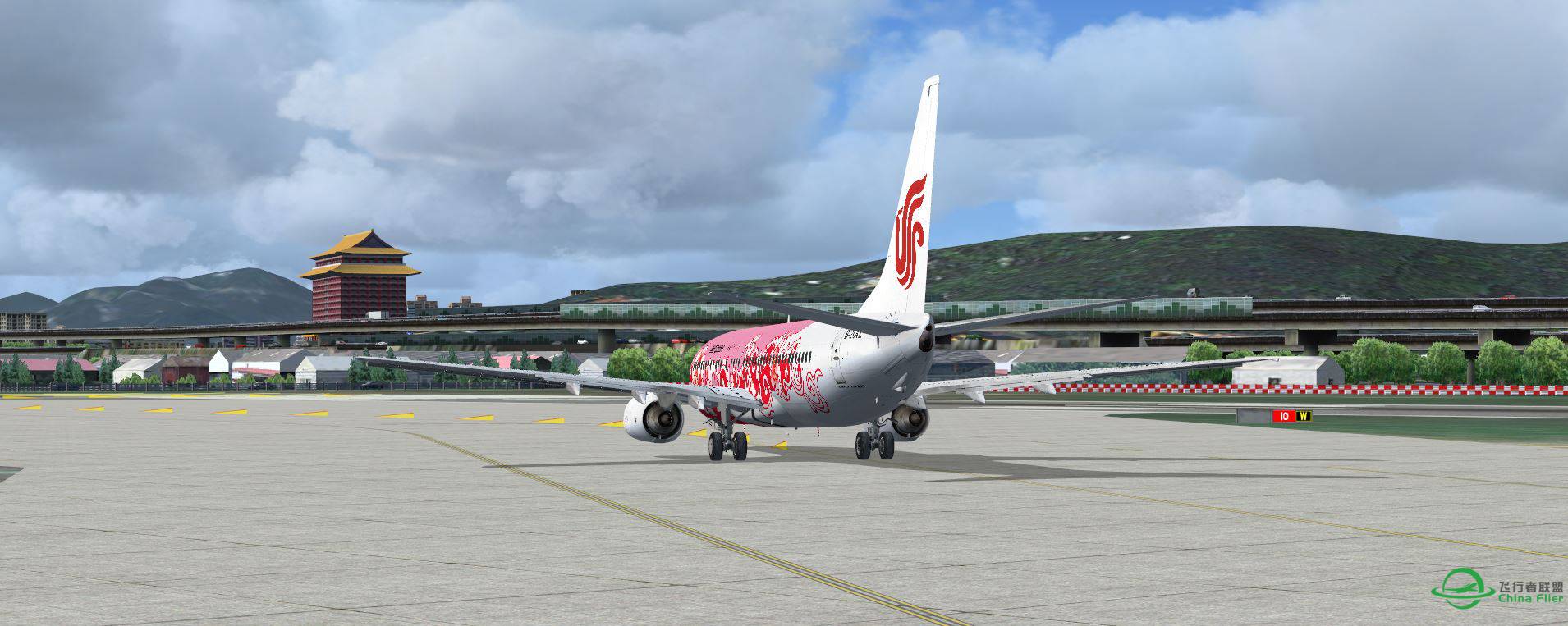 FSX AirChina  B2642 牡丹 @ RCSS-416 