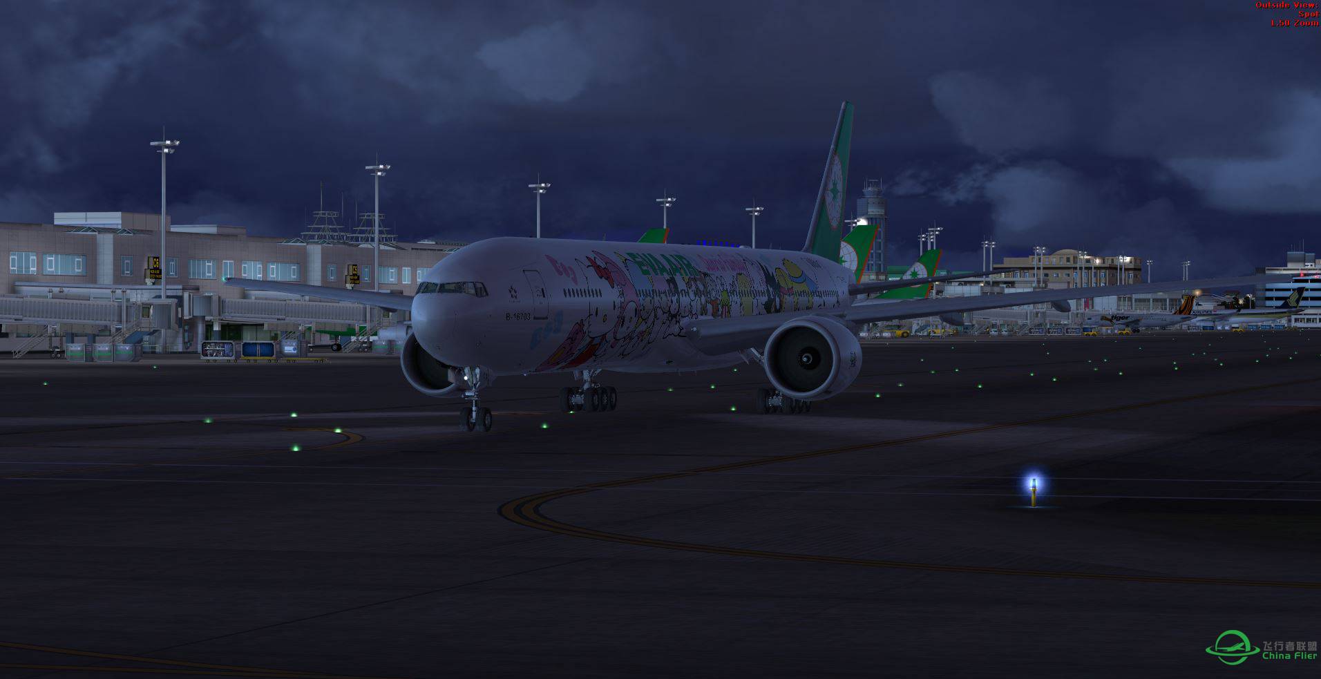 FSX RCTP with B777 EVA Kitty B16703-1429 