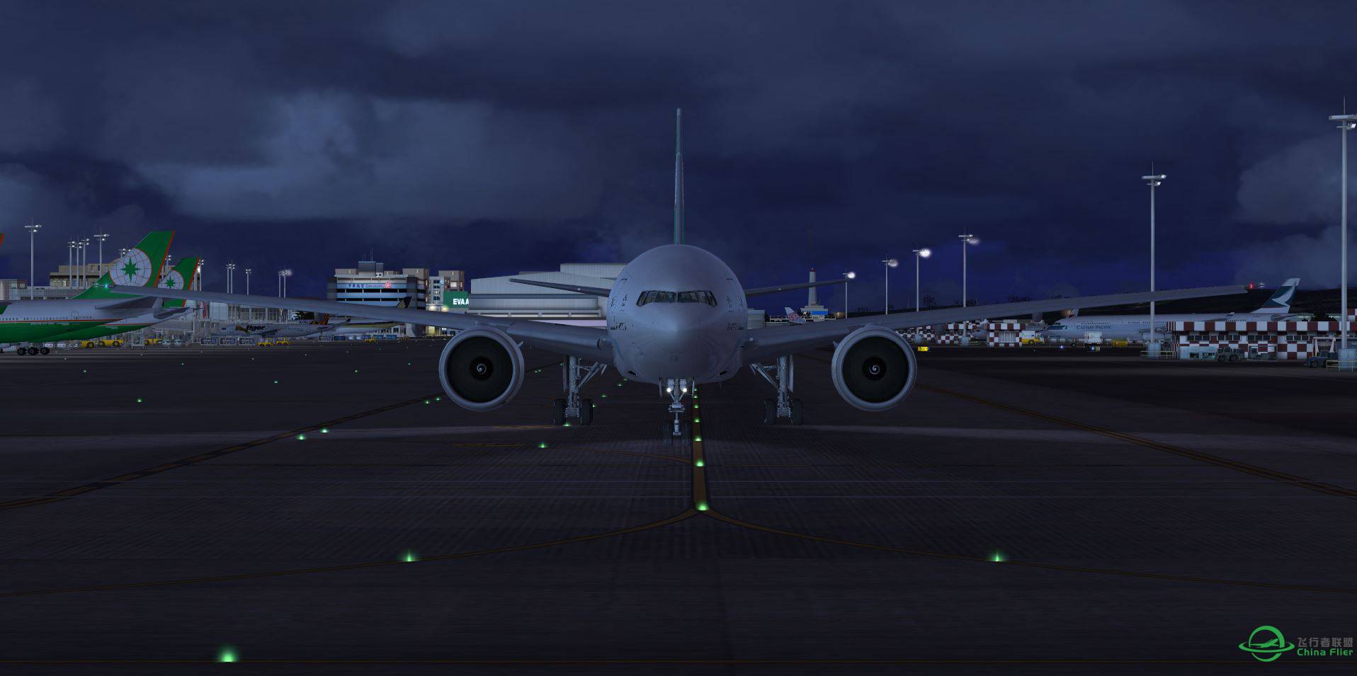 FSX RCTP with B777 EVA Kitty B16703-7184 