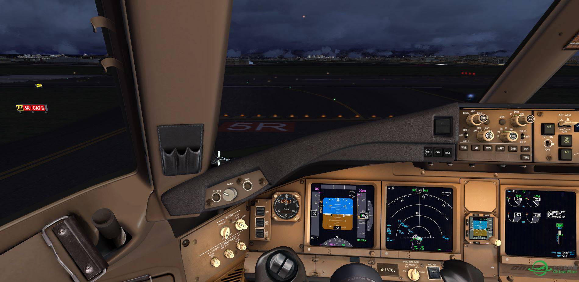 FSX RCTP with B777 EVA Kitty B16703-3007 