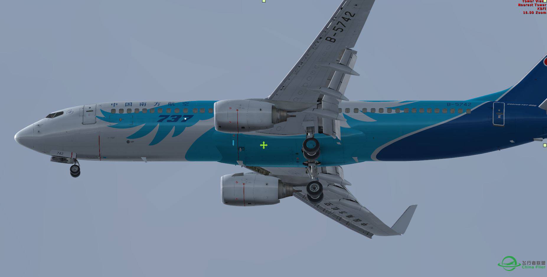 FSX ChinaSouthern B5742 @ KSEA-3696 