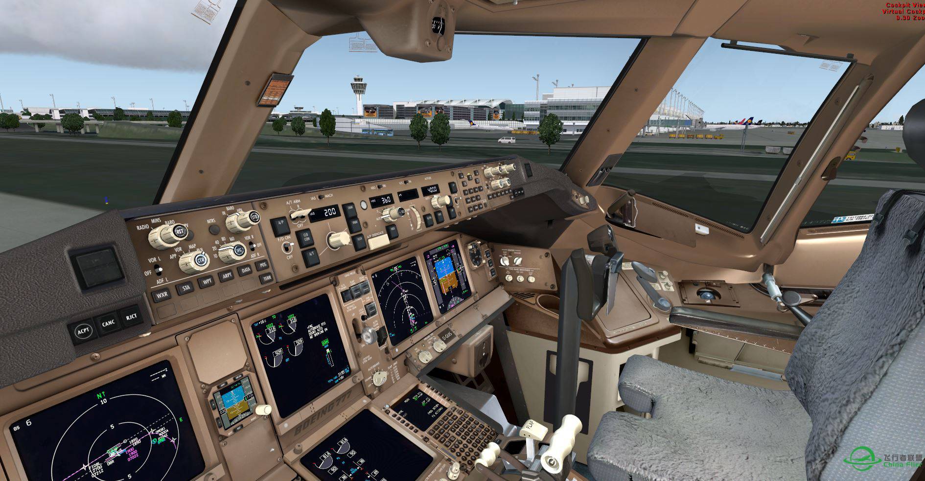 FSX EDDM with B777 Germanwings-1254 