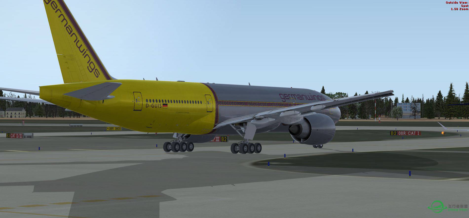 FSX EDDM with B777 Germanwings-9684 