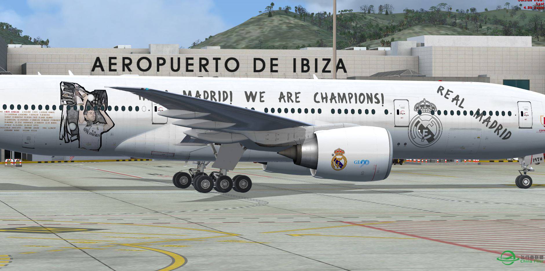 FSX B777 Real Madrid 19TH King's Cup @ LEIR-1284 