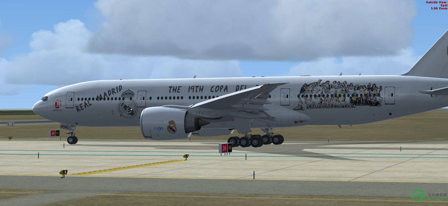 FSX B777 Real Madrid 19TH King's Cup @ LEIR-4319 