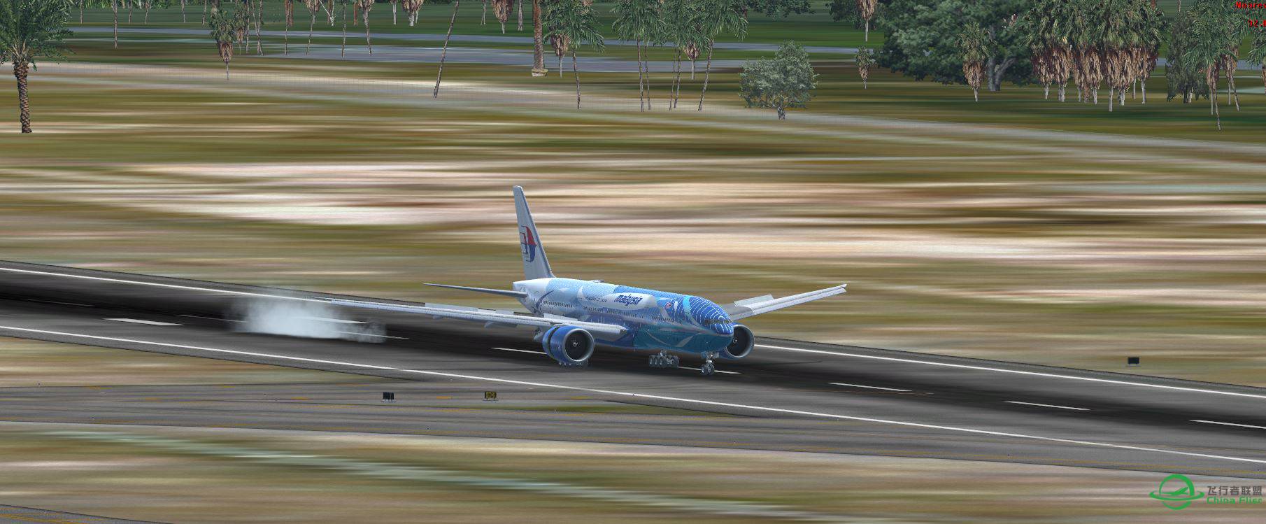 B777 Malaysia 9M-MRD blue @ WMKK-7826 