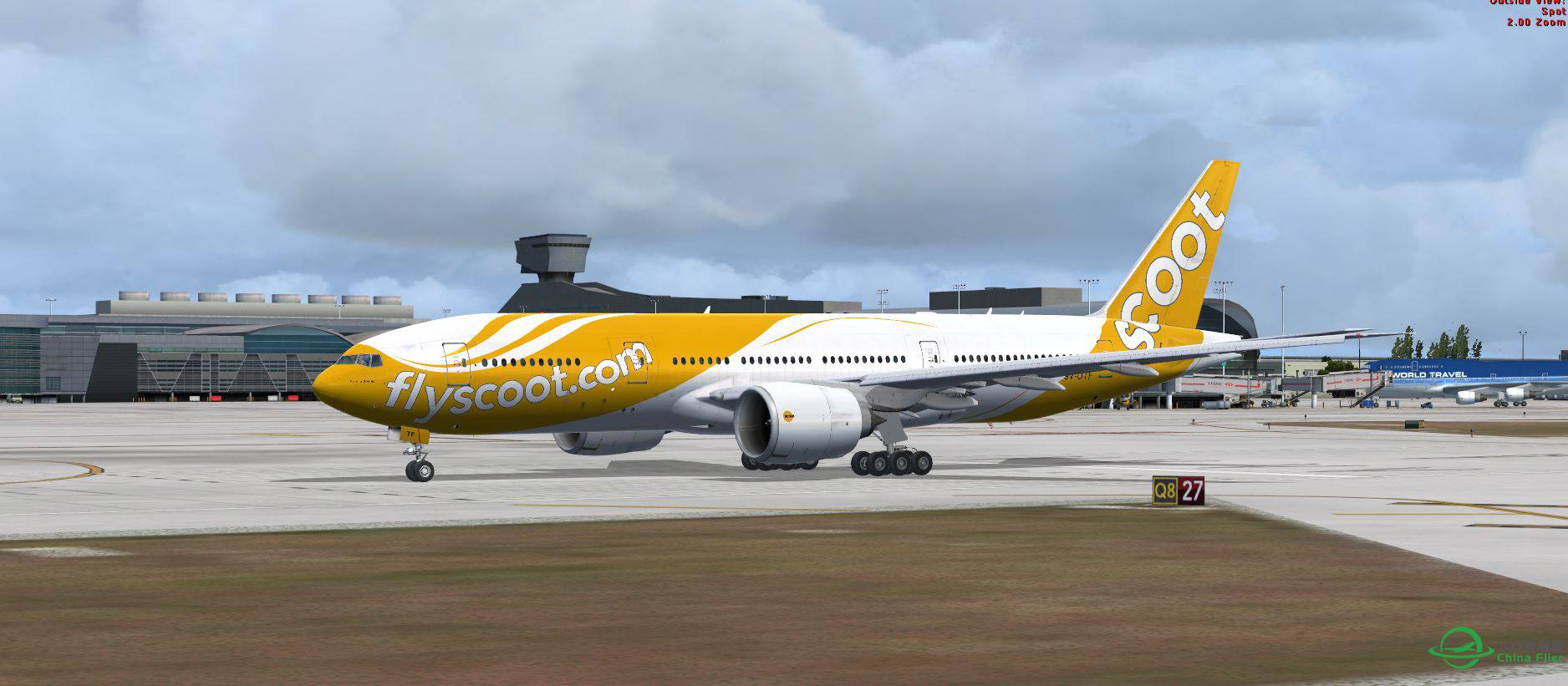 FSX B777 SCOOT @ KMIA-5430 