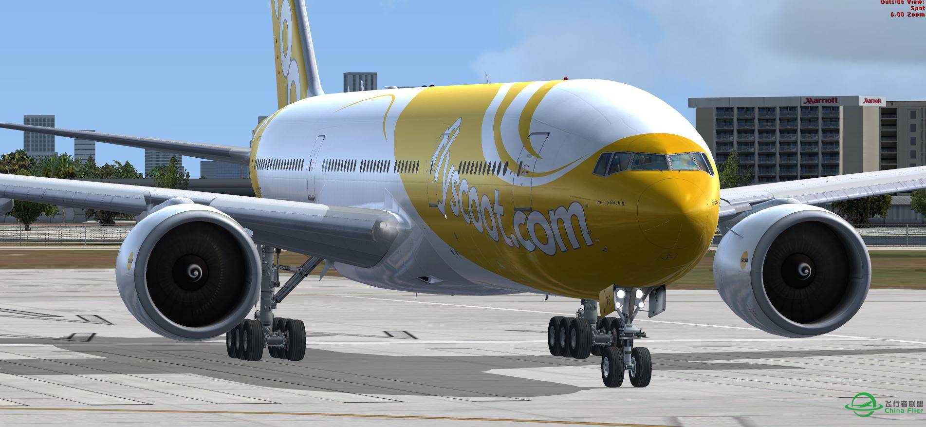 FSX B777 SCOOT @ KMIA-2244 