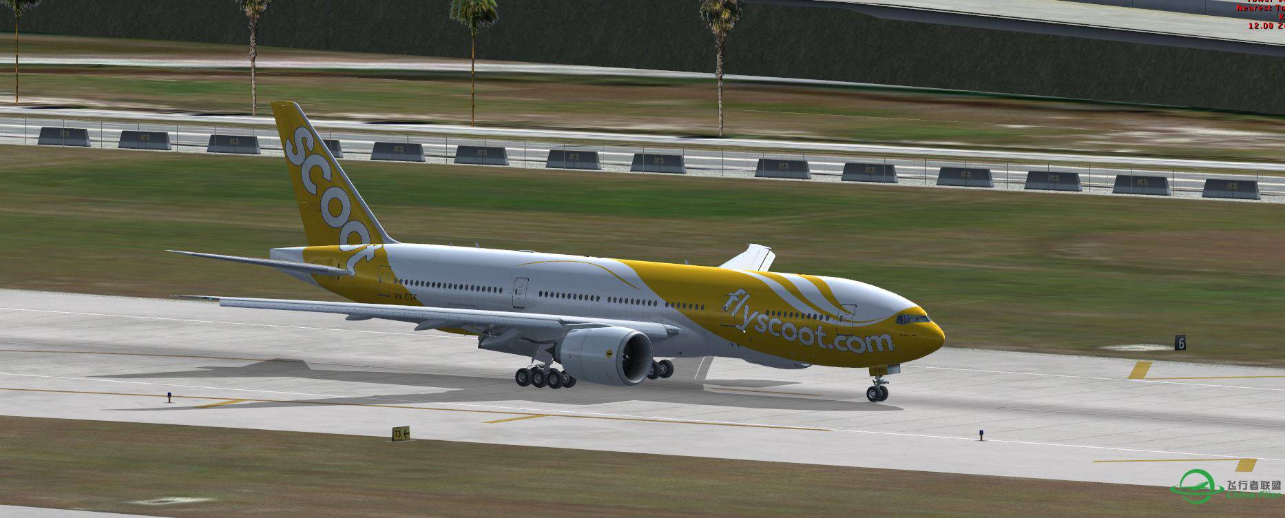 FSX B777 SCOOT @ KMIA-4718 