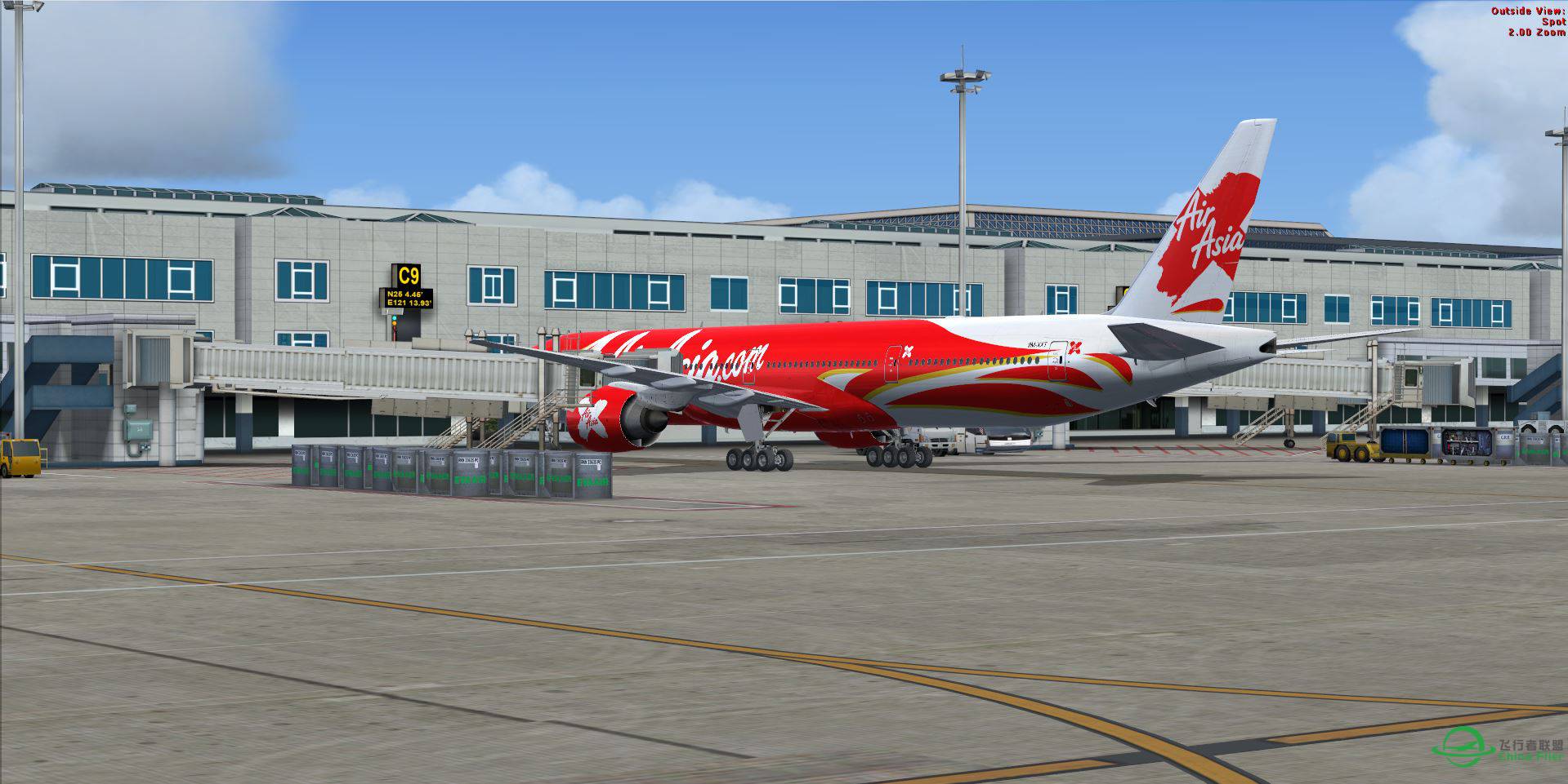 FSX B777 AirAsia @ RCTP-7125 