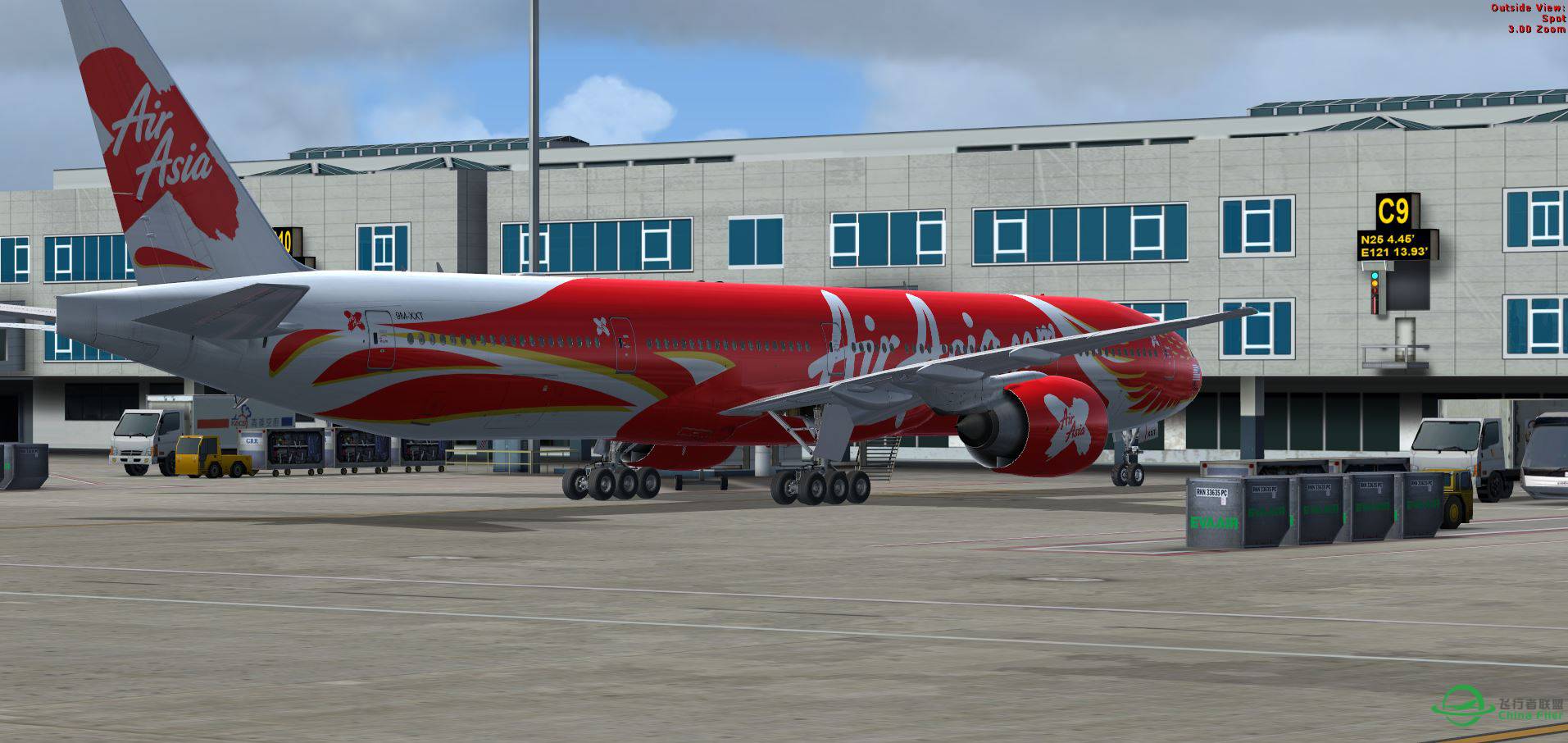 FSX B777 AirAsia @ RCTP-2438 