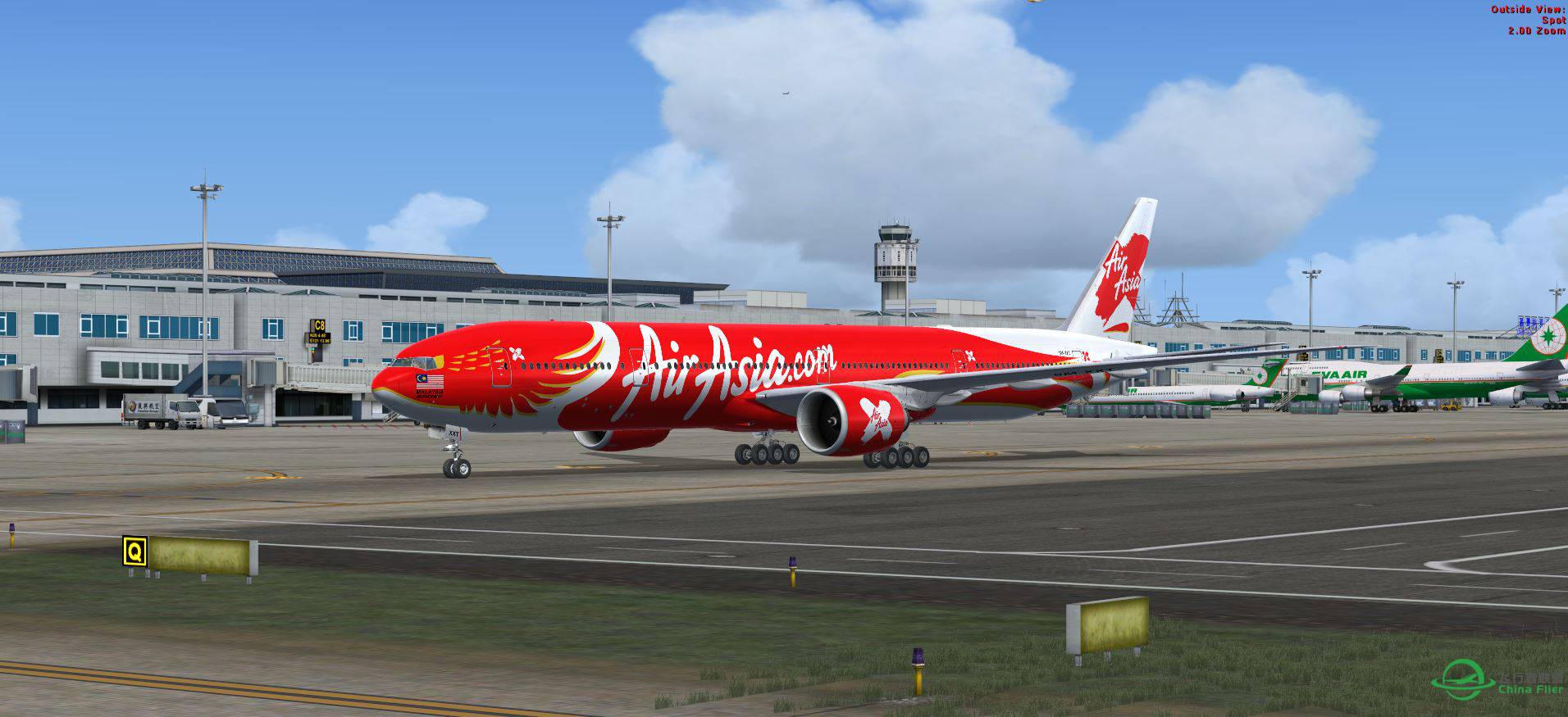 FSX B777 AirAsia @ RCTP-5449 