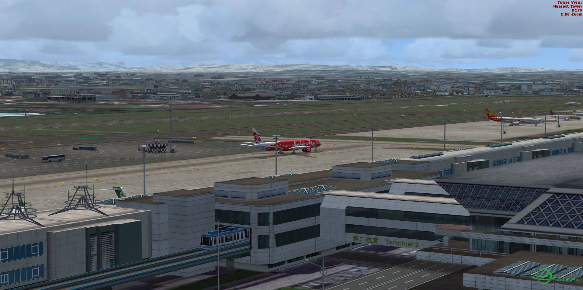 FSX B777 AirAsia @ RCTP-4739 