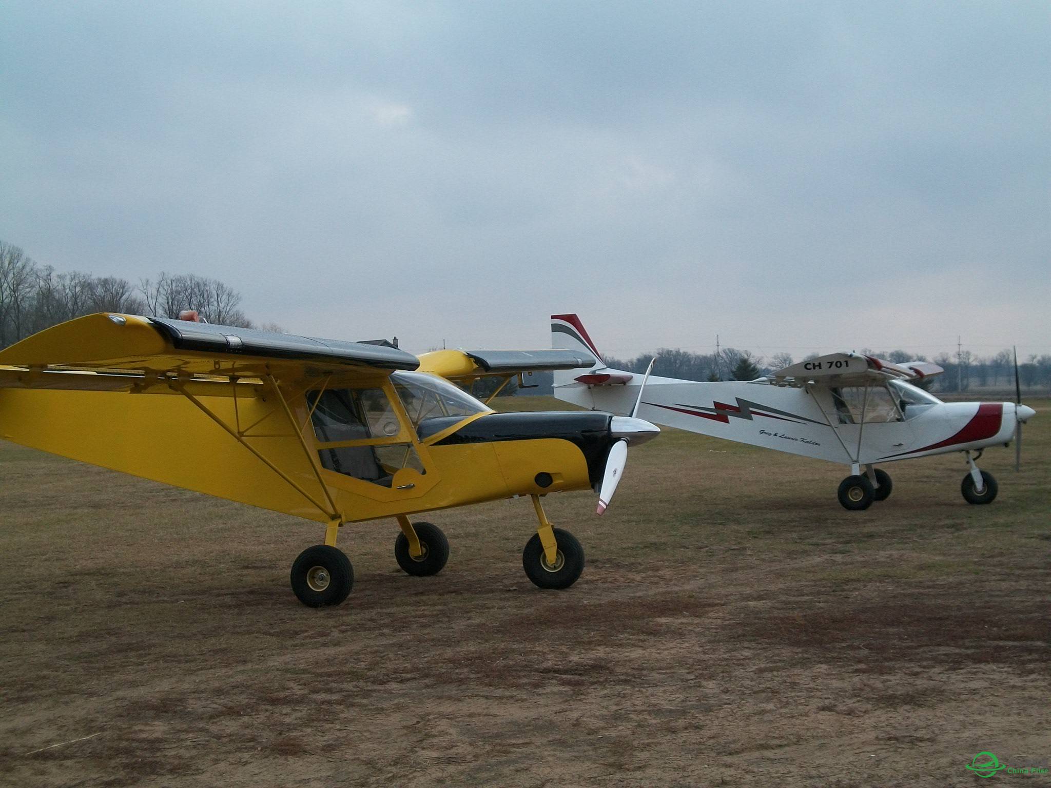 Zenith CH701短距起降飞机降落山顶废弃的简易跑道-2893 