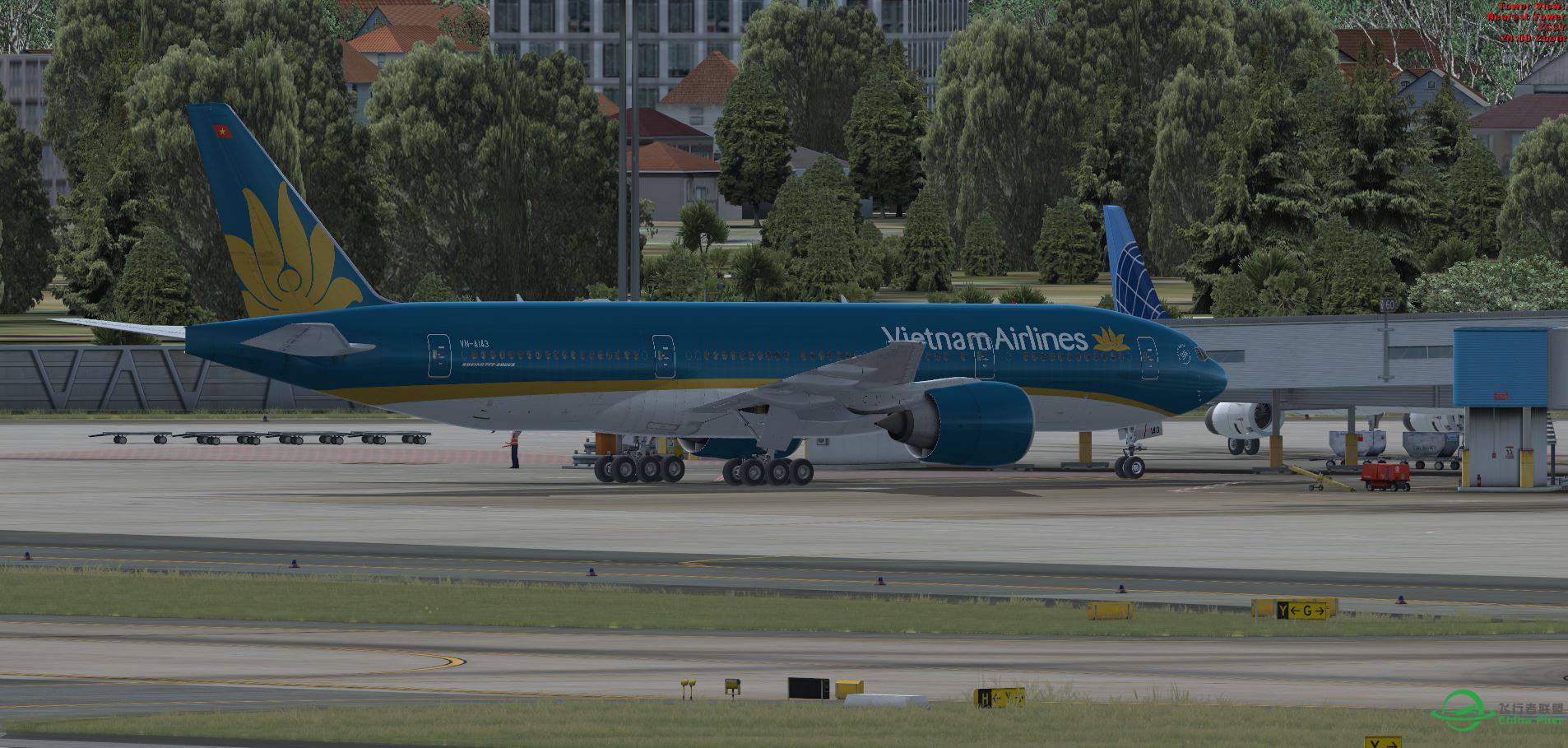 FSX B777 Vietnam @ YSSY-7524 