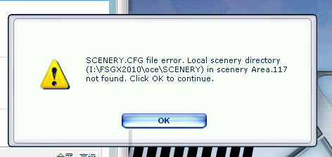又来提问了，关于FS Global 2010，安装后启动FSX出错的问题！...-1001 