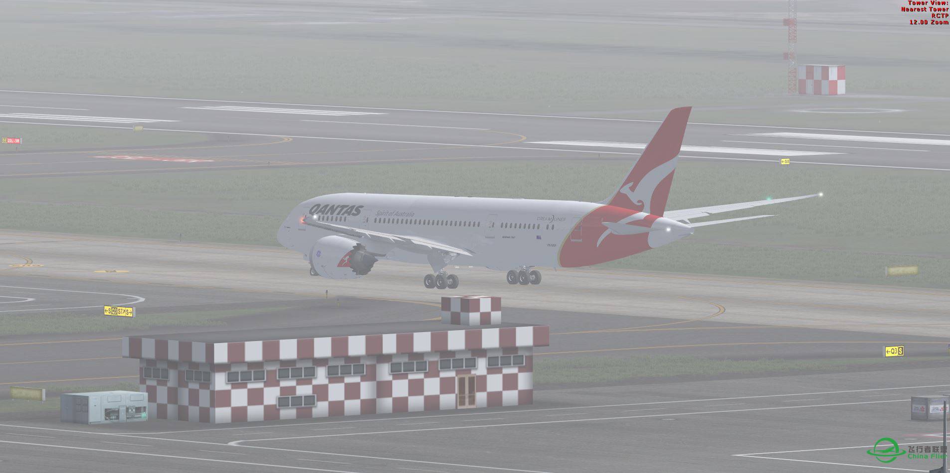 FSX B787 Qantas @ RTCP-8052 