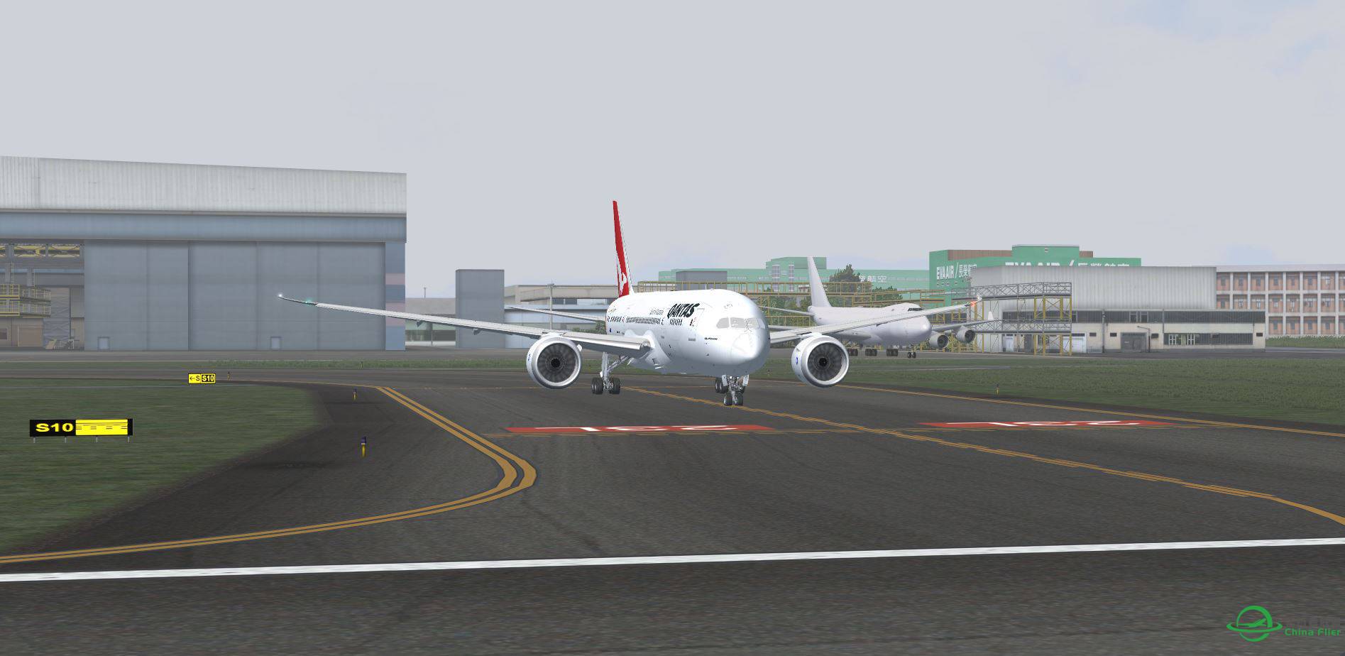 FSX B787 Qantas @ RTCP-1662 