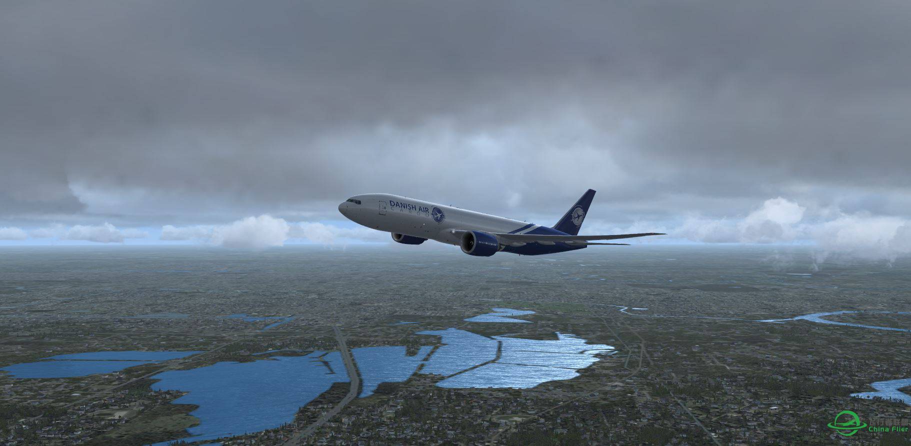 FSX B777 Cargo @ KMDW-1155 