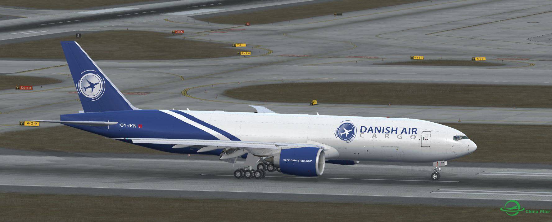 FSX B777 Cargo @ KMDW-6568 