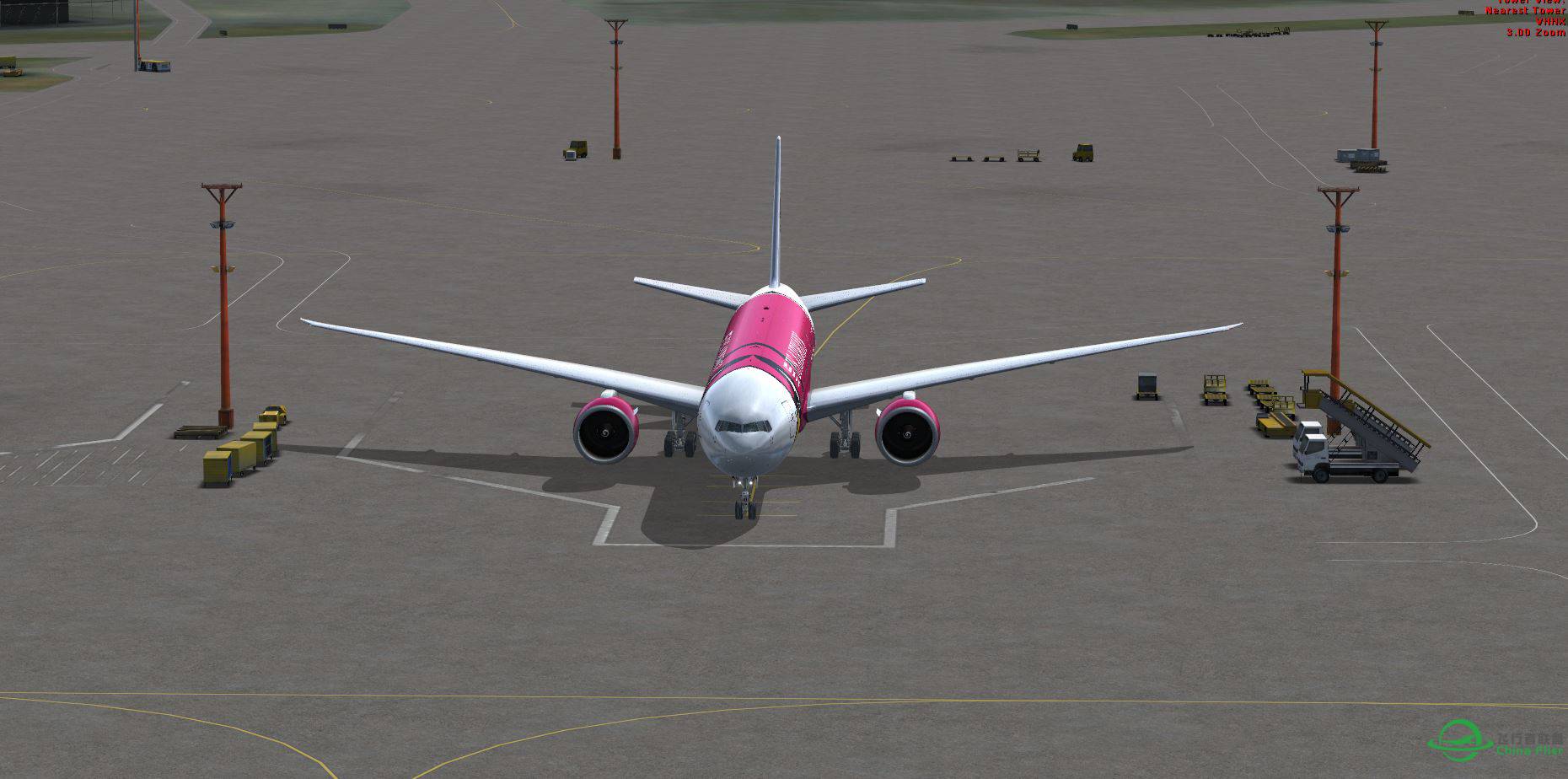 FSX B777 US AIR @ VHHX-7474 