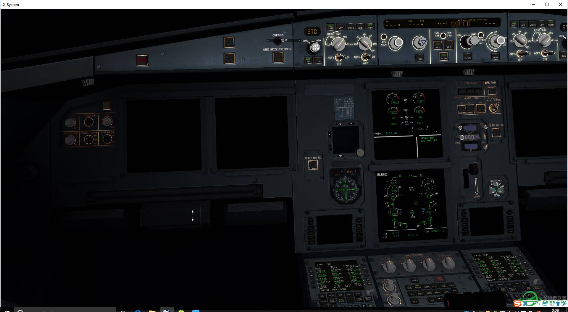 A320 ONEv2.2r2 飞行过程中数据面板消失-6923 