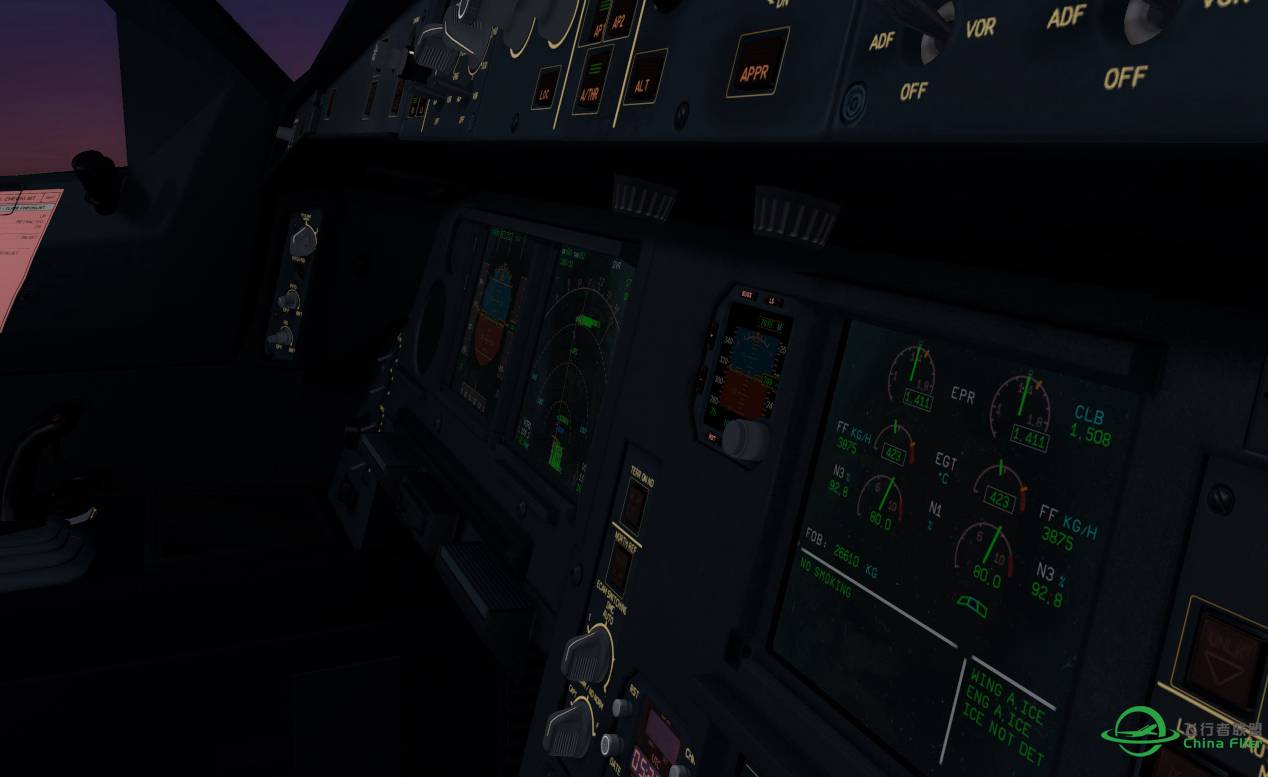 [xplane]A330黎明飞行-6206 