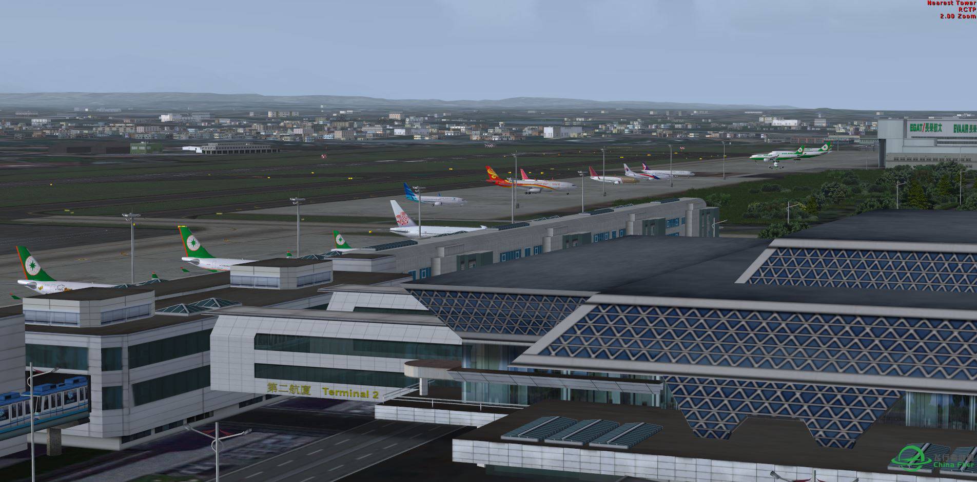 FSX B777 ChinaAirline @ RCTP part1-3632 